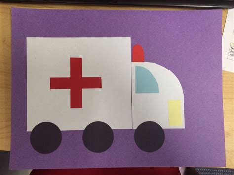 ambulance crafts for preschoolers